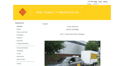 Desktop Screenshot of f-1-fahrschule.de