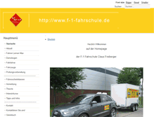 Tablet Screenshot of f-1-fahrschule.de